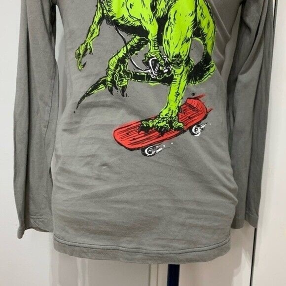 Dino tee Long Sleeves Circo Gray XL Slim unisex - Picture 6 of 12